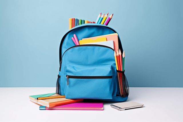 Boys adventure backpack blue series